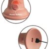 Δονητής Ρεαλιστικός Vibrating Dual Density Silicone Cock 18cm - Image 3