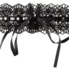 Τσόκερ Δαντελωτό Cottelli Choker with Rhinestones