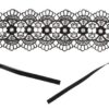 Τσόκερ Δαντελωτό Cottelli Choker with Rhinestones