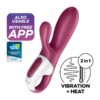 Δονητής Rabbit με App Satisfyer Hot Bunny 17,3cm
