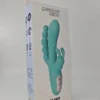 Δονητής Rabbit 3 σε 1 Flirt Vibrator Green 21.6 cm