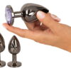 Σετ Σφήνες 3τεμ. Metal Butt Plug Set - Image 3