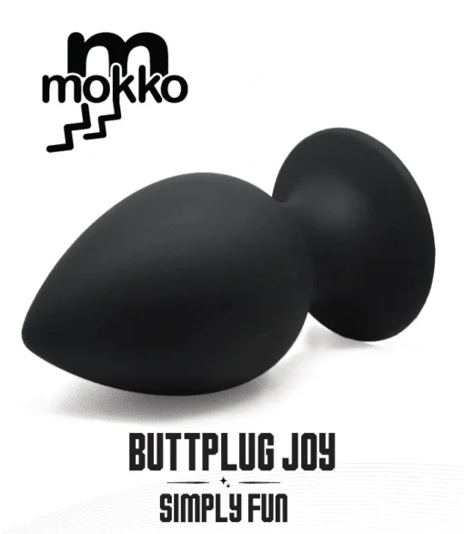 Σφήνα Πρωκτού Butplug Joy Small Black 8 cm