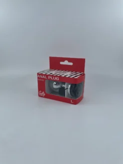 Alternative view of Σφήνα Πρωκτική Τριαντάφυλλο Anal Plug Rose Pleasure Large Silver/Black