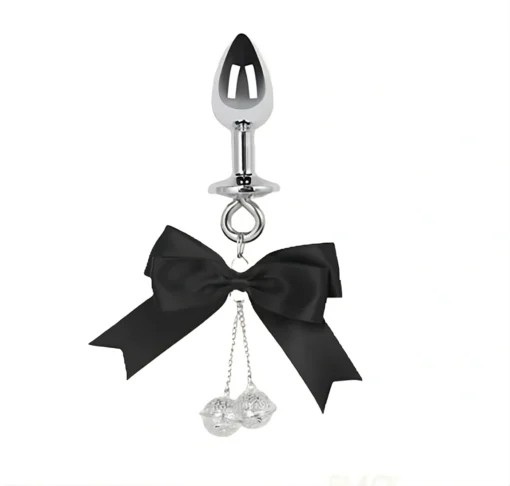 Σφήνα Πρωκτού Anal Plug Bow&Bells Small Silver