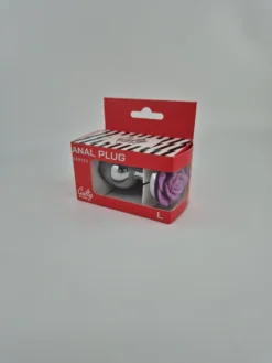 Alternative view of Anal Plug Rose Pleasure Large Silver