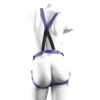 7 strap-on suspender harness set pruple