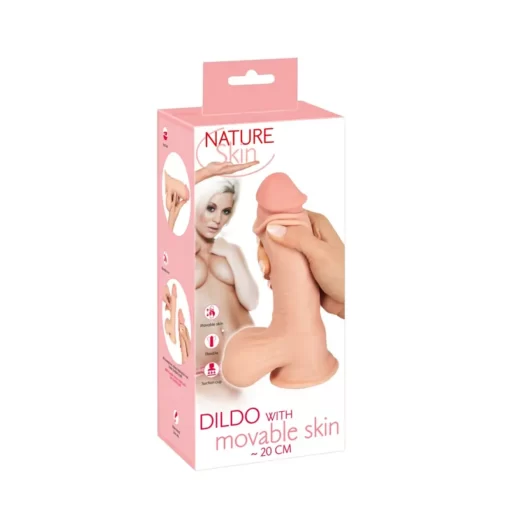 Dildo with movable Skin