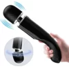 Δονητής Aerospace Wand Vibrator 7 Vibration Modes, 5 Intensities, Silicone, USB, Black