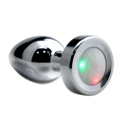 Led Light Metallic Buttplug