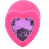 Anal Plug Brighty Small Silicone Pink Light Purple