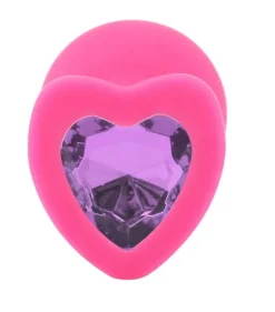 Anal Plug Brighty Small Silicone Pink Light Purple