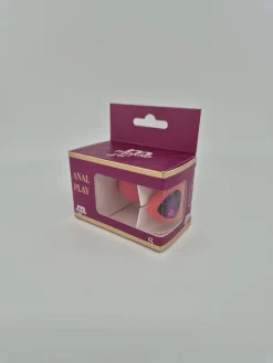 Anal Plug Brighty Small Silicone Red Purple