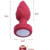 Anal Plug Led Light Vibrating Plug