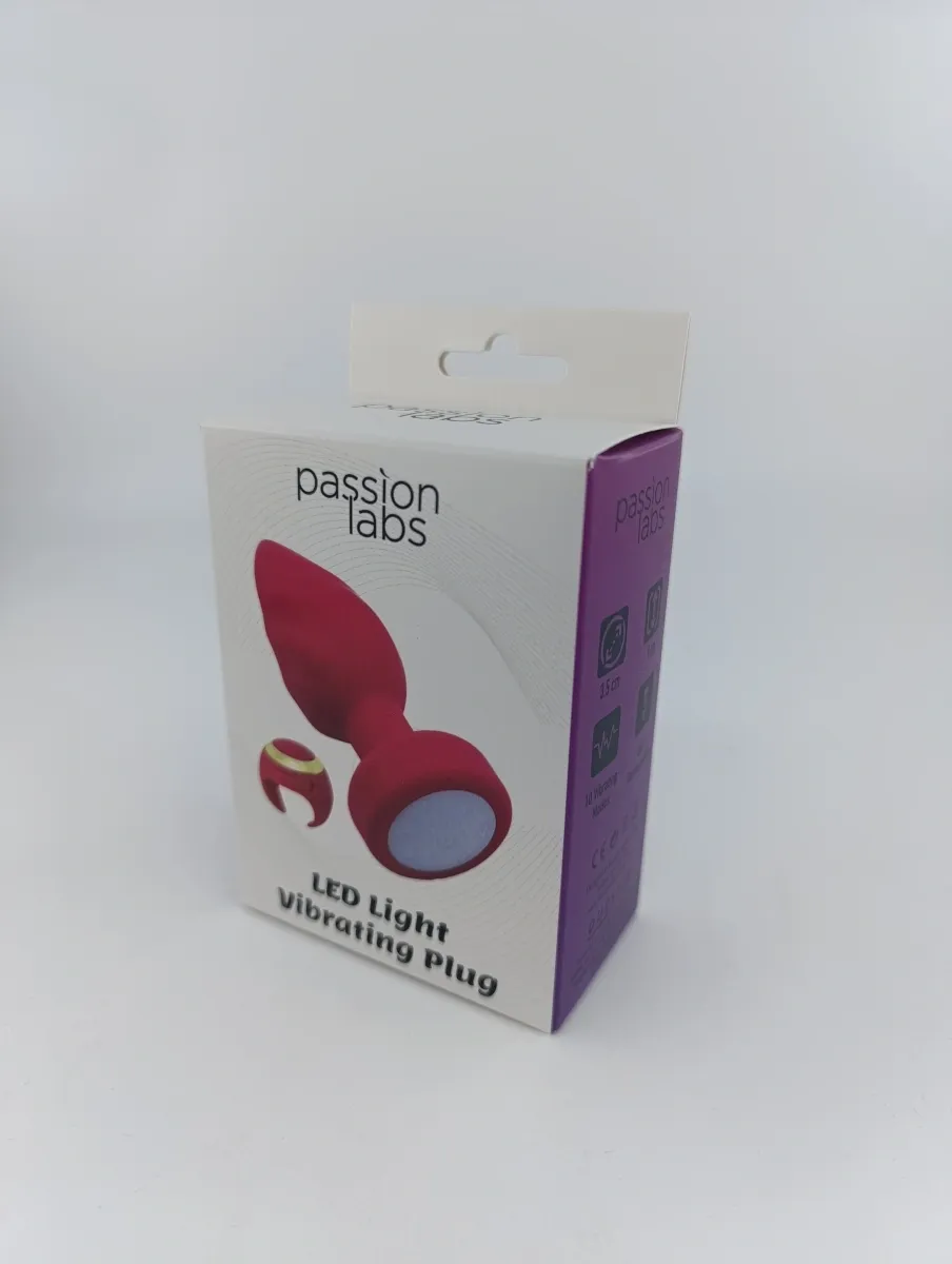 Anal Plug Led Light Vibrating Plug
