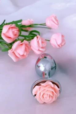 Anal Plug Rose Pleasure Medium Pink