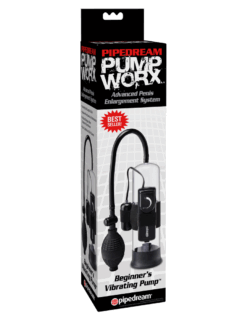 Αντλία Πέους για Αρχάριους Beginner's Vibrating Pump Clear Black Συσκευασία