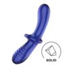Dildo Double Crystal light blue