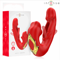 Δονητής Nathy Double Vibrator Mouth Red