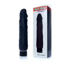 Δονητής Real Skin Black 22cm