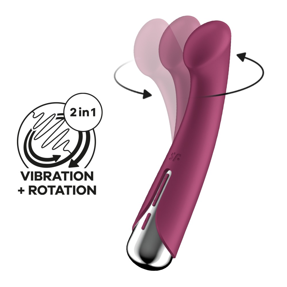 Δονητής Spinning G-Spot 1 red