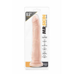 Dr Skin Basic 8.5 Ρεαλιστικό Dildo με Βεντούζα