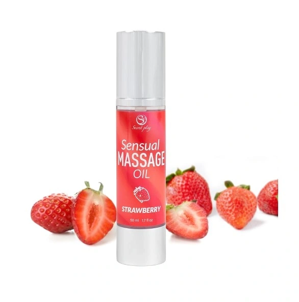 Erotic Massage Oil with Strawberry 50ml