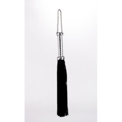 Flogger with Metallic Leather Handle