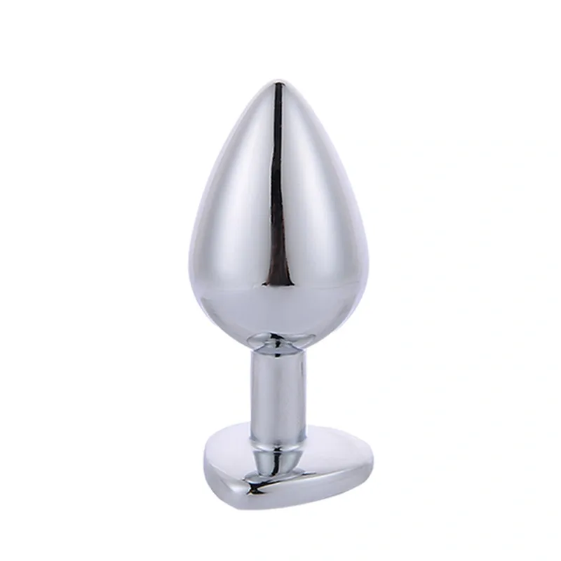 Hearty Buttplug Small Silver Green