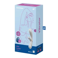 Alternative view of Hot Lover Satisfyer Silver Champagne