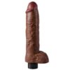 King Cock Vibrating Cock Ρεαλιστικός Δονητής 25cm