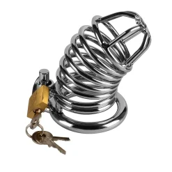 Alternative view of Metal Chastity Cage Debra