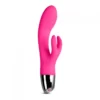 Rabbit Δονητής Silicon USB Pink 20cm Guilty Toys