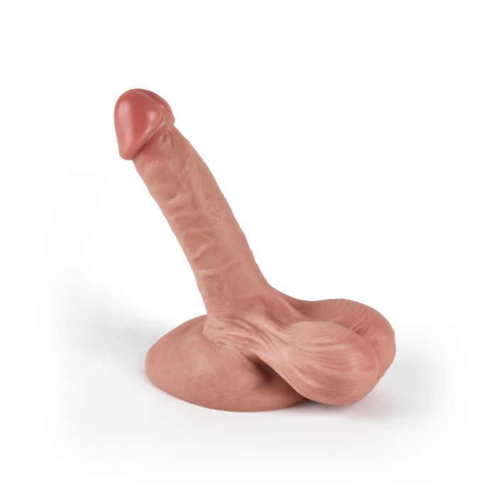 Realistic Dildo With Full Balls Dual Density