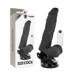 Ρεαλιστικός Δονητής Basecock Vibrator Remote Control 21cm