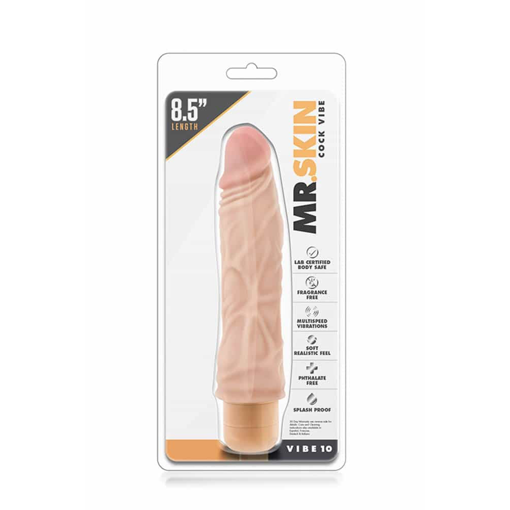 Ρεαλιστικός Δονητής Mr Skin Cock Vibe 10