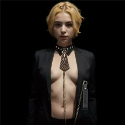 Rebellion Reign Collar with Leash
