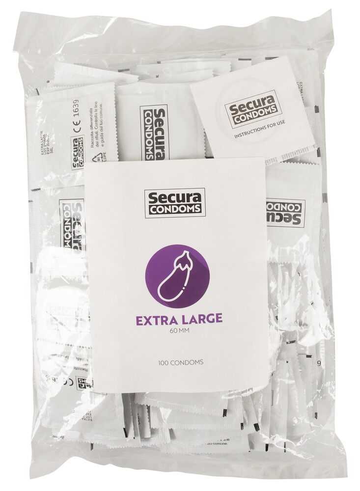 Secura Προφυλακτικά Extra Large 100τμχ 60mm