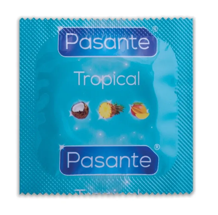 Set of 144 Flavoured Condoms Pasante Tropical