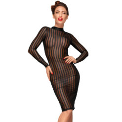 Sexy dress made of elastic tulle