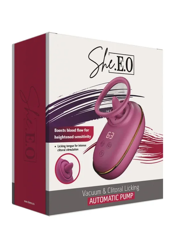 She.E.O Licking Clitoral Automatic Pump