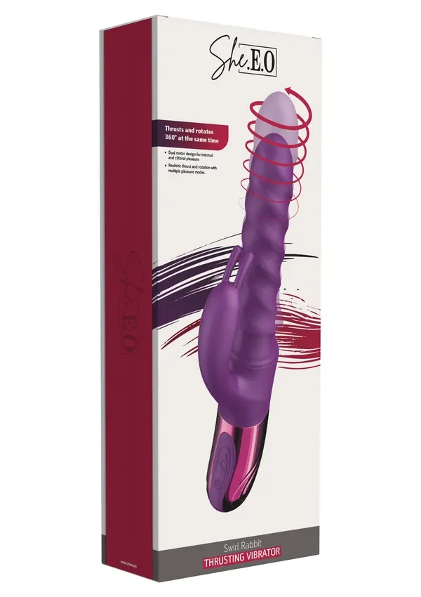 She.E.O Swirl Rabbit Vibrator