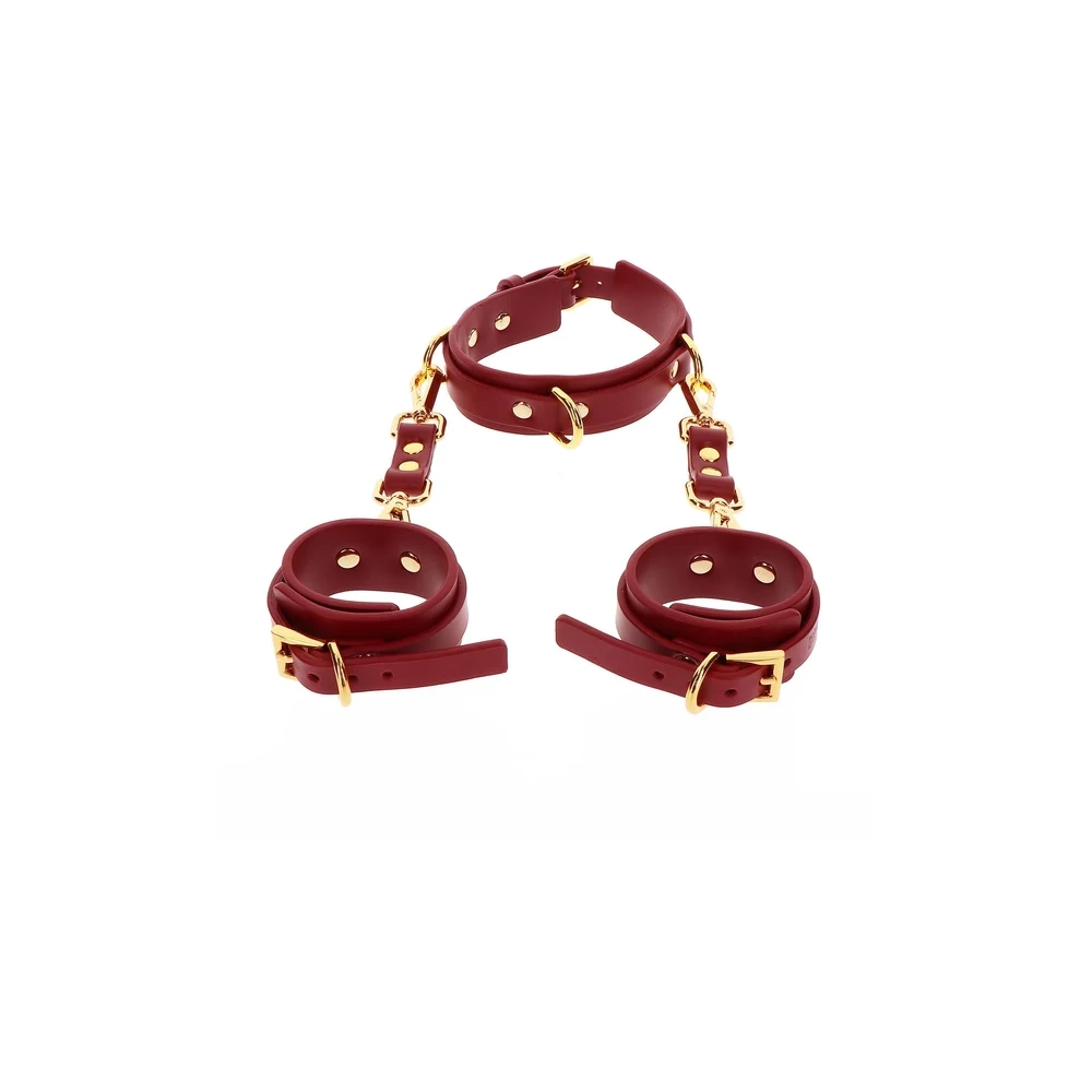 Taboom D-ring Collar and Wrist Cuffs Σετ για Δέσιμο Λαιμού & Άκρων