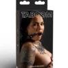 TABOOM Open Ring Gag Black