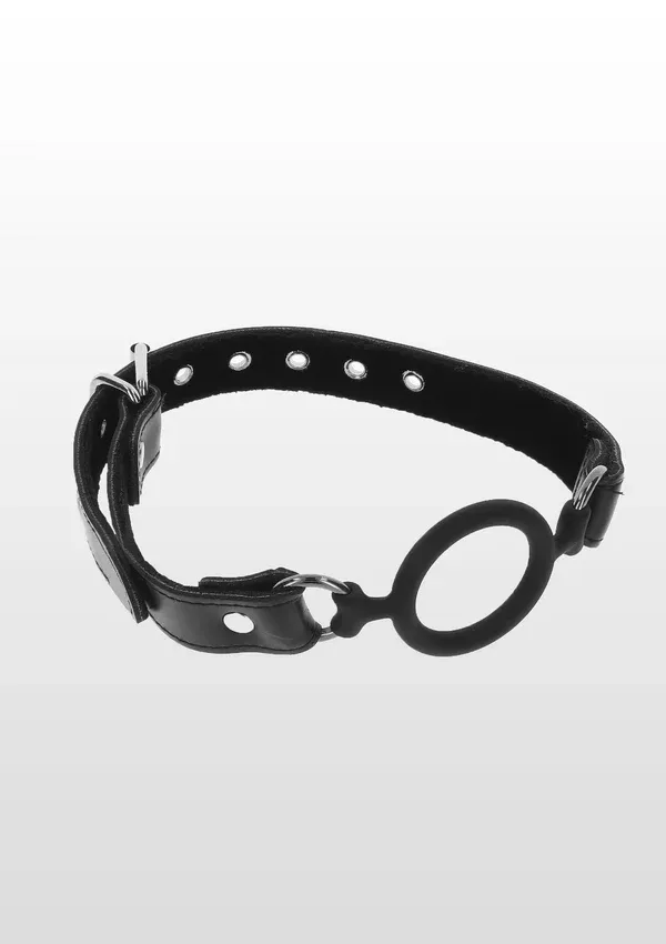 TABOOM Open Ring Gag Black