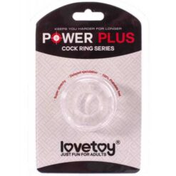 Δακτυλίδι Πέους Lovetoy Power Plus Διάφανο