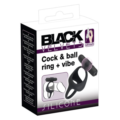Δακτύλιος Πέους Cock & Ball Ring + Vibe 7cm
