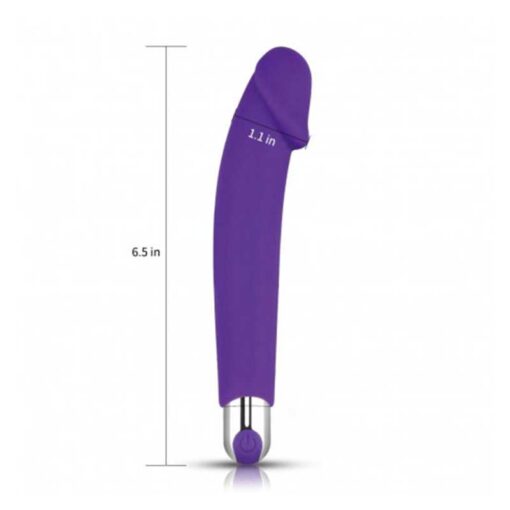 Δονητής Rechargeable IJOY Silicone Dildo Purple 16.5cm
