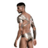 Εσώρουχο Men's Lingerie Top & Χρυσό Μπικίνι SL