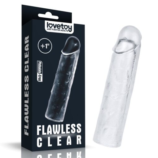Κάλυμμα Πέους Flawless Clear Penis Sleeve Add 15.5cm